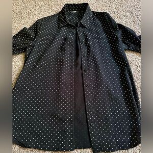Uniqlo Black Casual Button Down Shirt